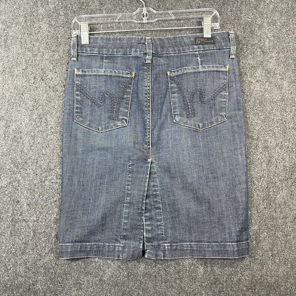 Citizens of Humanity Skirt Women's 26 Novak Stretch #358 Pencil Denim - Picture 3 of 8